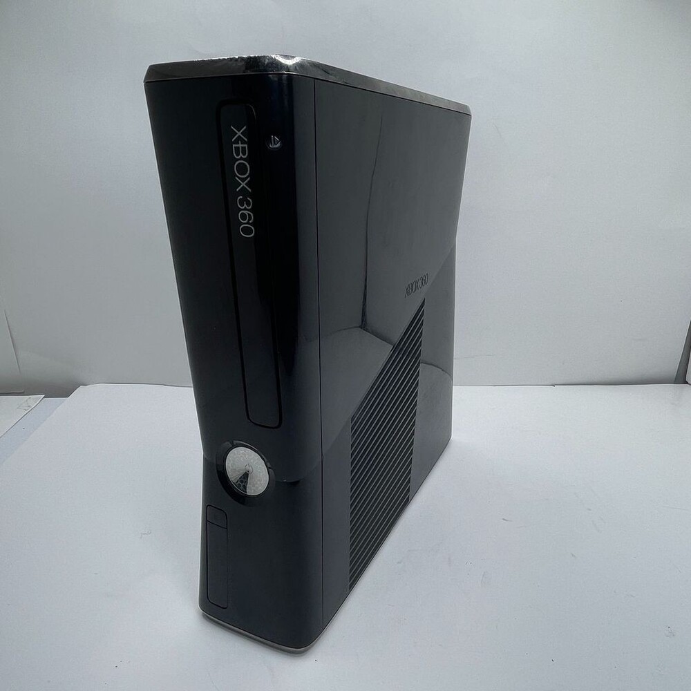 Glossy Black Microsoft Xbox 360 S 4GB Model 1439 Console Only